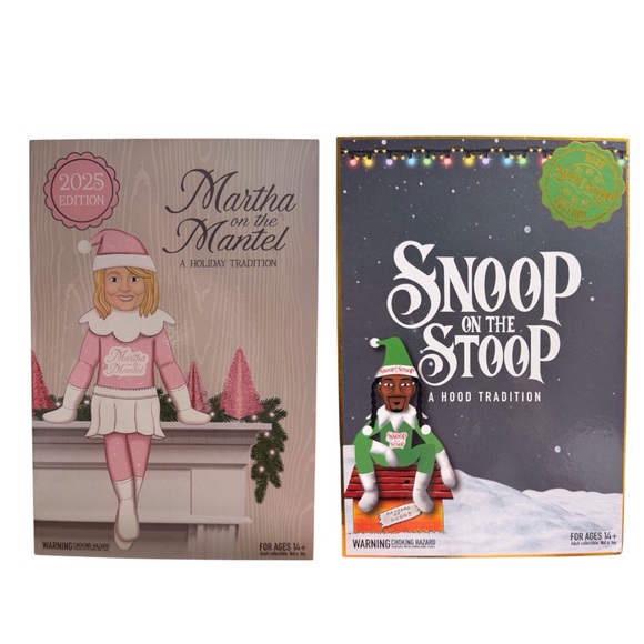 Snoop On The Stoop & Martha On The Mantle 2025 Edition New...